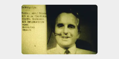 Douglas Engelbart 1968 computer conference
