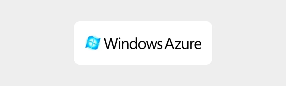 First Windows Azure logo in 2009